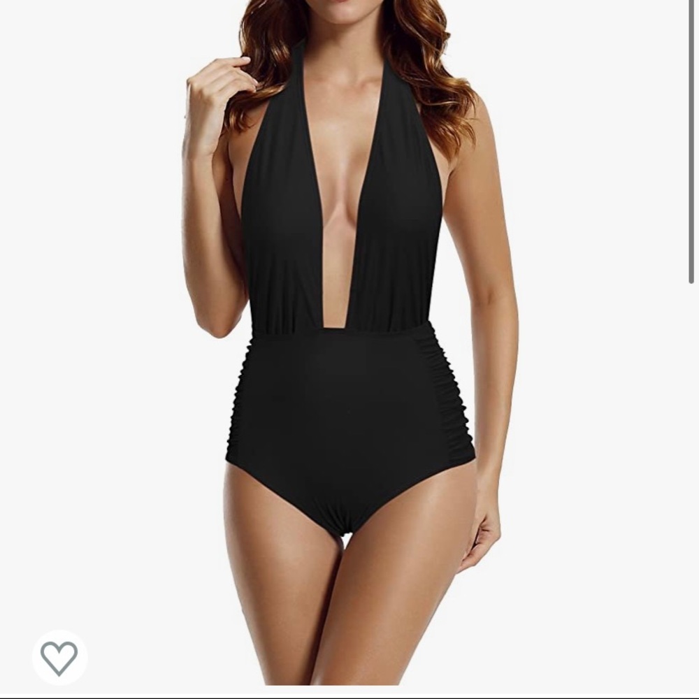 Sexy black swim suit